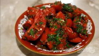 Малосольные помидоры по-корейски