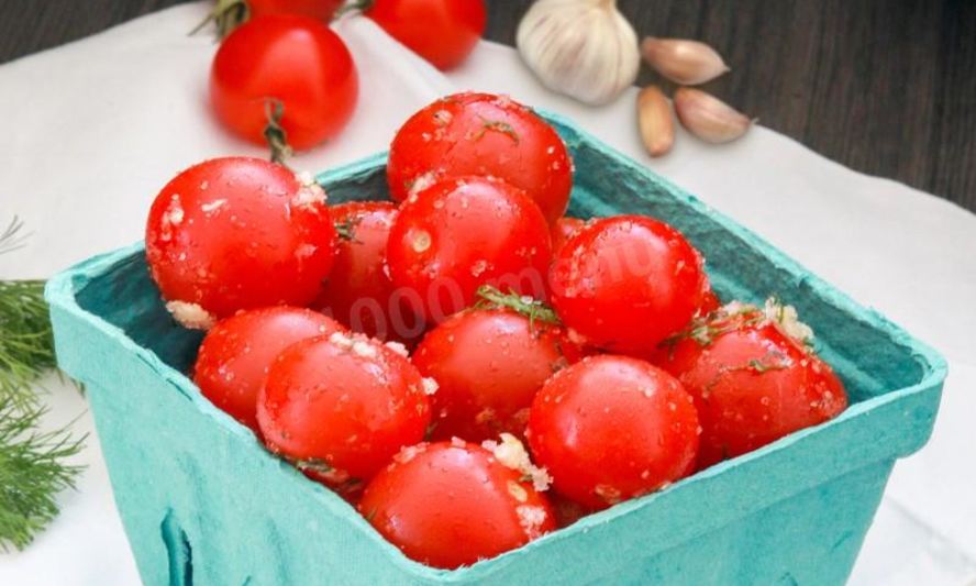 Рецепт малосольные помидоры в пакете