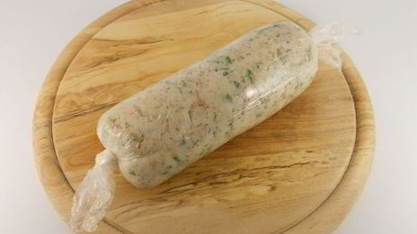 сало, перекрученное с чесноком