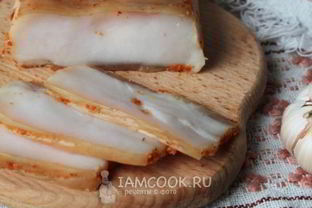 Сало соленое по-домашнему