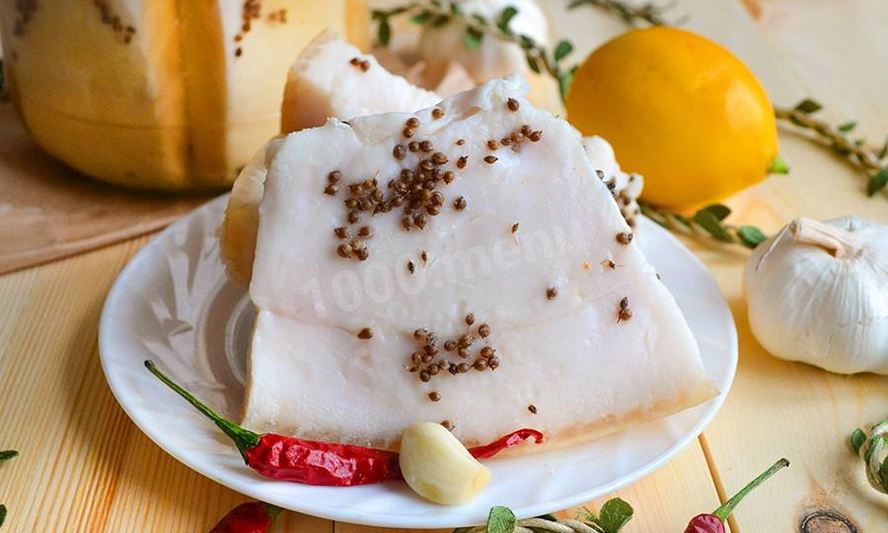 Рецепт сало соленое в банке