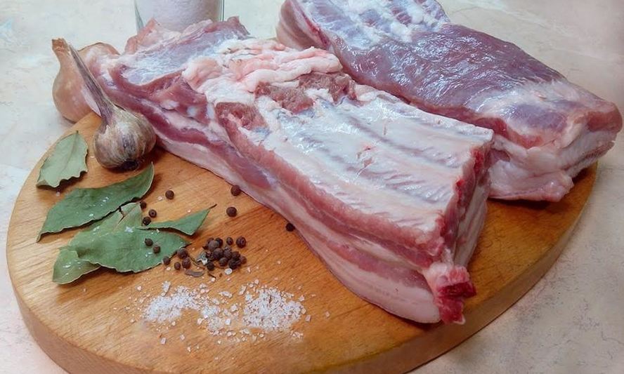 Рецепт сало в горячем рассоле