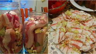 Сало в тузлуке