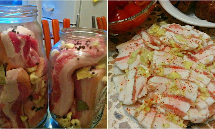 Рецепт сало в тузлуке