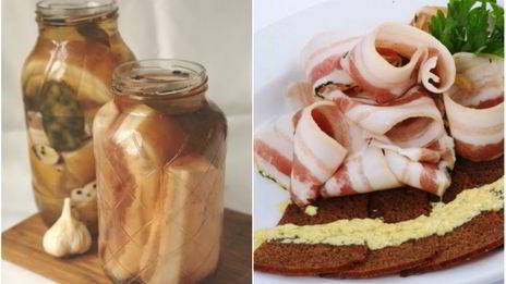 сало в тузлуке