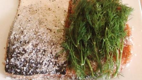 семга малосольная