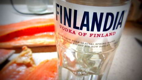 слабосоленый лосось по-шведски