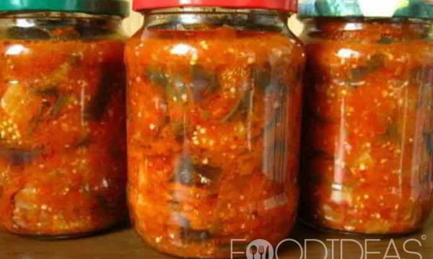 Рецепт тещин язык из баклажанов на зиму