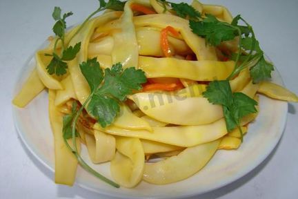 Турша из стручковой фасоли по-армянски на зиму