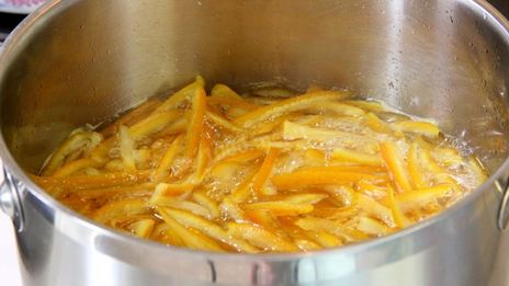 апельсиновые цукаты из кожуры