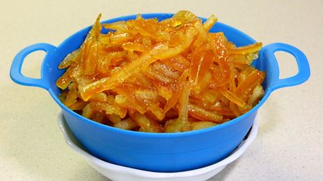 апельсиновые цукаты из кожуры