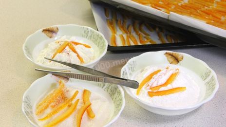 апельсиновые цукаты из кожуры