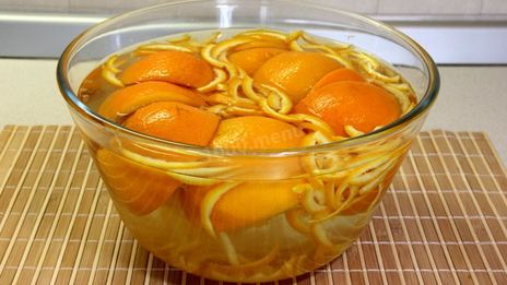 апельсиновые цукаты из кожуры