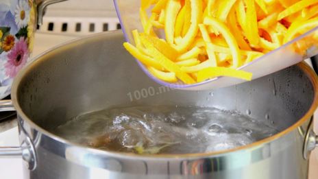 апельсиновые цукаты из кожуры