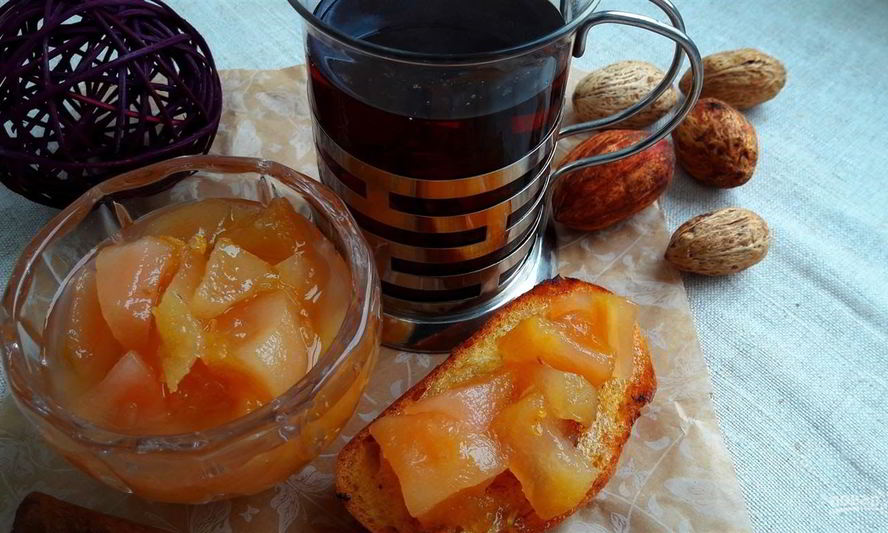 Рецепт конфитюр из груш с лимоном, имбирем и розмарином