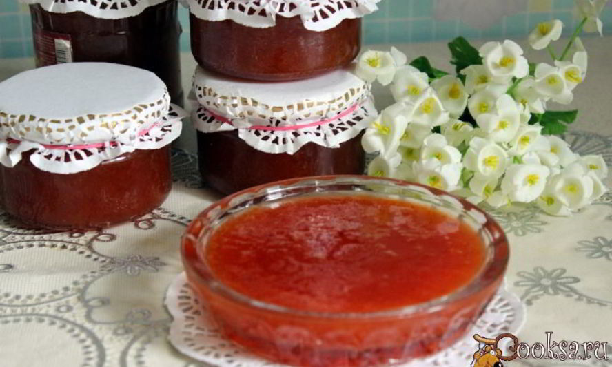 Рецепт конфитюр из персиков, нектаринов, абрикосов с клубникой в мультиварке