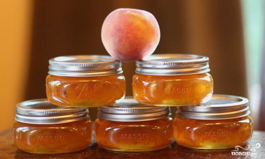 Рецепт персикового варенья