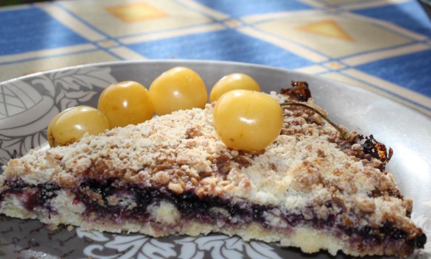 Рецепт посыпушка с черносмородиновым вареньем