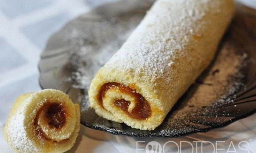 Рецепт рулет с вареньем