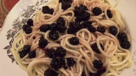 спагетти с вареньем