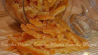 Цукаты из апельсиновых корочек