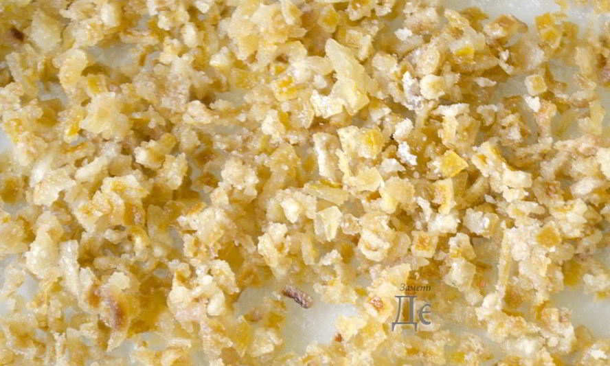 Рецепт цукаты из лимонных корок