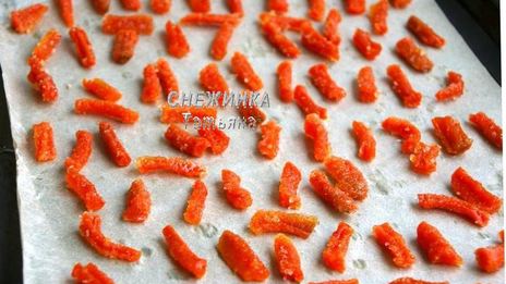 цукаты из моркови