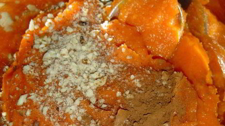 тыква со сливовым вареньем