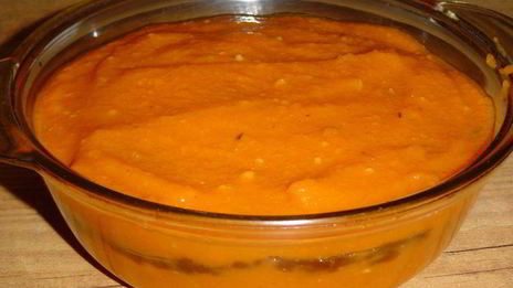 тыква со сливовым вареньем