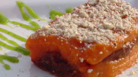 тыква со сливовым вареньем