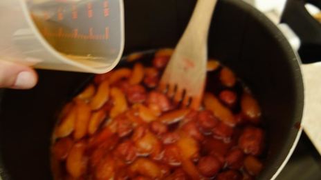 варенье из клубники с абрикосами и ромом