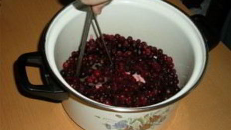 варенье из клюквы без варки