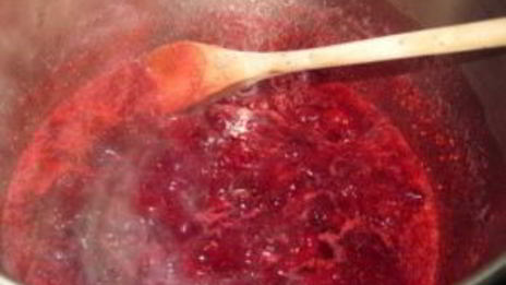 варенье из клюквы на меду