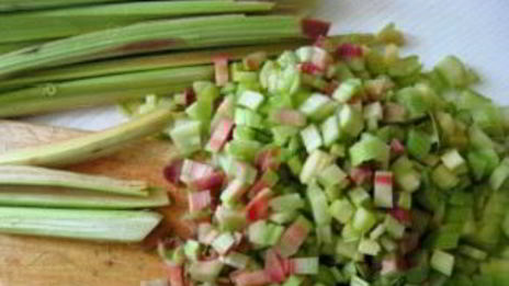 варенье из ревеня с лимоном