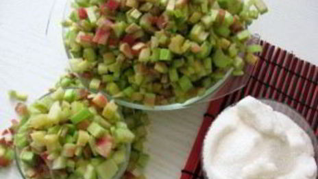 варенье из ревеня с лимоном