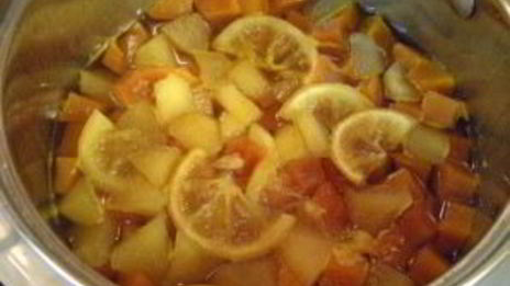 варенье из тыквы с яблоком и лимоном