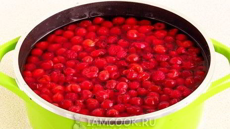 варенье из вишни с малиной