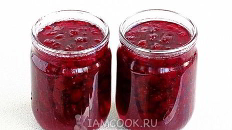 варенье из вишни с малиной