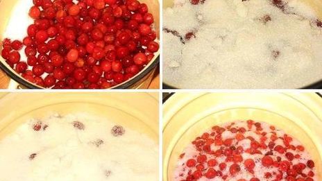 варенье из войлочной вишни