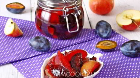 варенье из яблок и слив на зиму