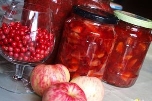 Варенье из яблок с брусникой