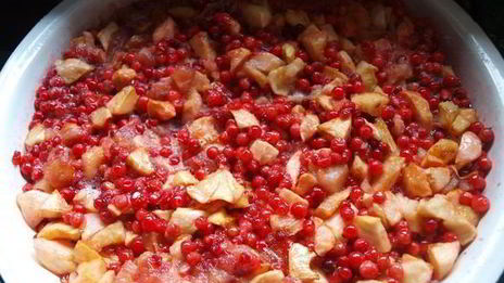 варенье из яблок с брусникой