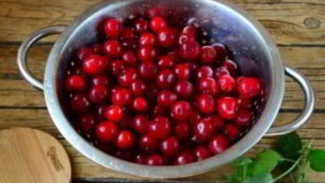 вишневое варенье с мятой