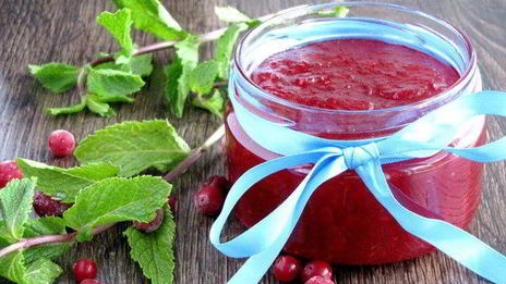 яблочно-клюквенный конфитюр