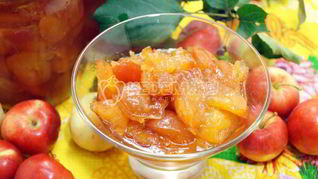 Яблочное варенье дольками