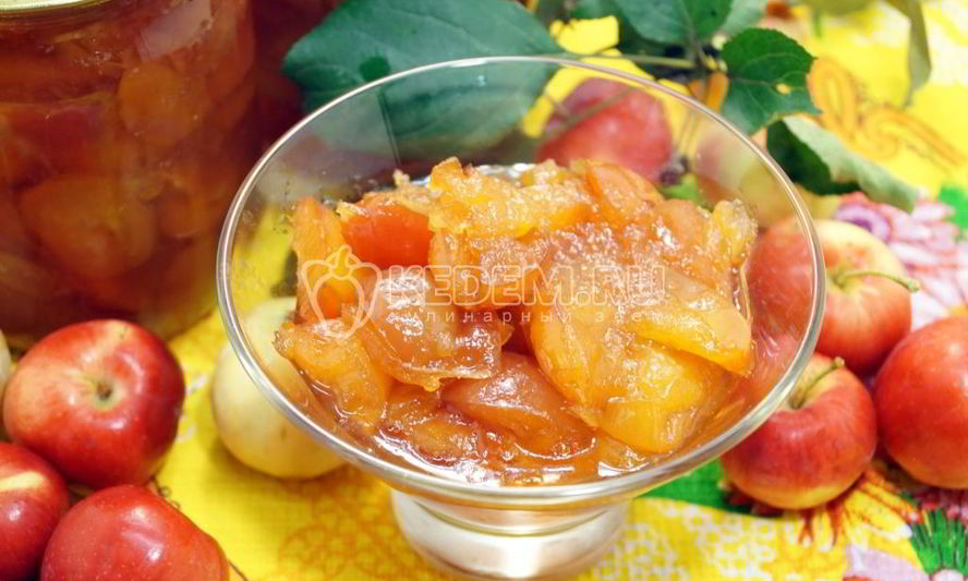 Рецепт яблочное варенье дольками