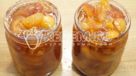 яблочное варенье дольками