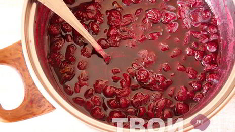 вишня в желатине на зиму