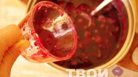 вишня в желатине на зиму