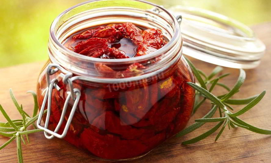 Рецепт вяленые помидоры в масле с чесноком